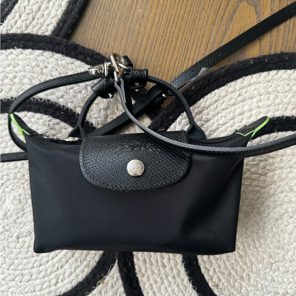 Longchamp pouch with strap